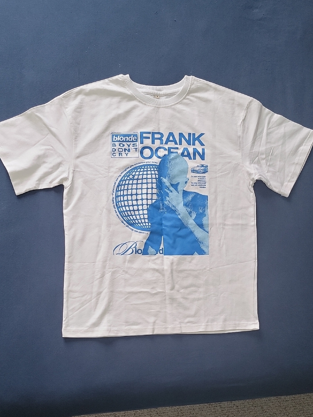 Graphic Tee - White/Blue, NWOT